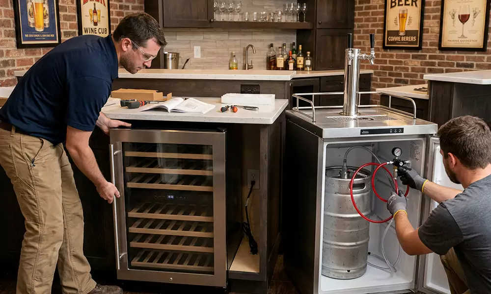 Wine Cooler and Kegerator Installation in Fort Myers, FL