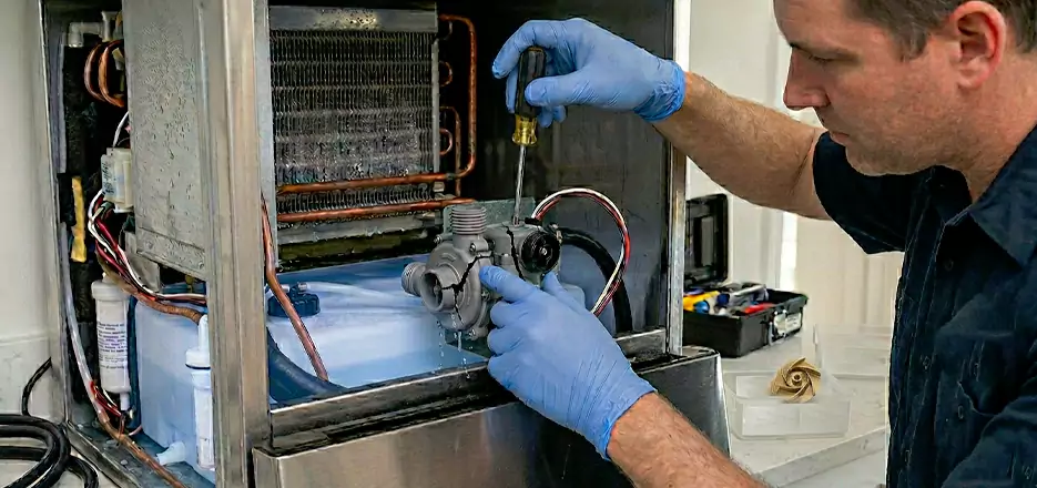 Commercial Ice Maker Water Pump Repair in Fort Myers