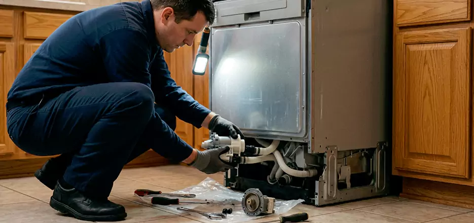 Dishwasher Drain Hose Repair in Fort Myers