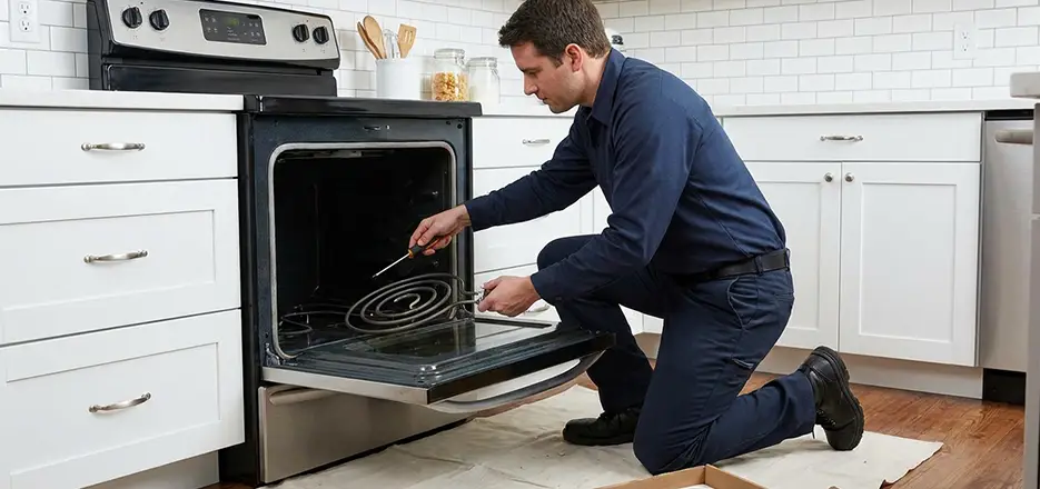 Oven Lower Heating Element Replacement in Fort Myers